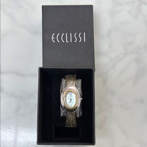 Ecclissi Gold and Silver Watch